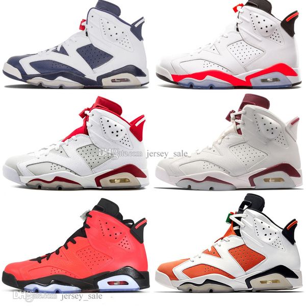 

2019 infrared bred 6 6s mens basketball shoes 3m reflective bugs bunny tinker hatfield black cat flint men sports sneakers designer