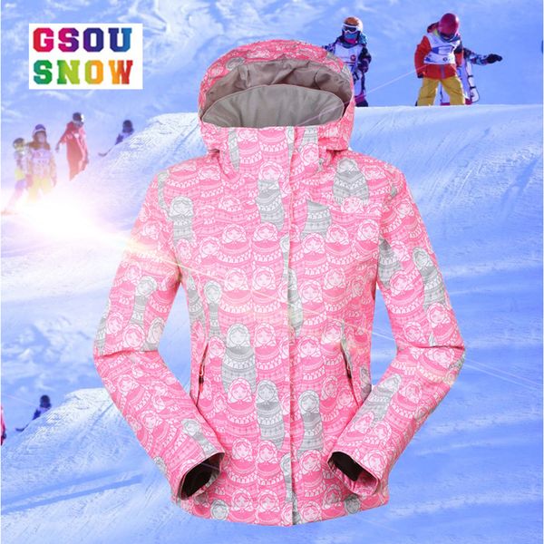 

gsou snow winter ski jacket for girls kids waterproof warm snowboarding ski jacket snowboard outdoor skiing snow wear