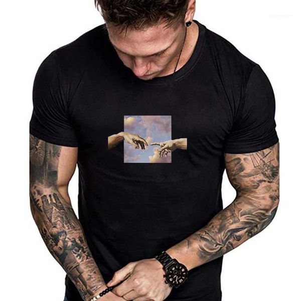 

casual mens fashion hiphop styles t shirts mens designer tshirts colorful printed short sleeve summer, White;black