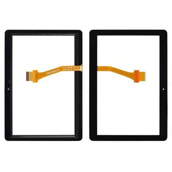 

50pcs dhl 10.1 "for samsung galaxy tab 2 p5100 / p5110 / n8000 tab2 touch screen digitizer glass black white with ribbon