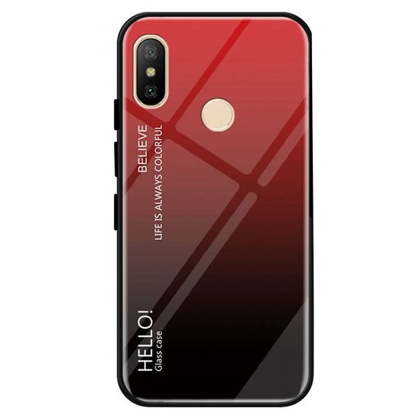 

gradient tempered glass case cover for xiaomi redmi note 6 / note 6 pro