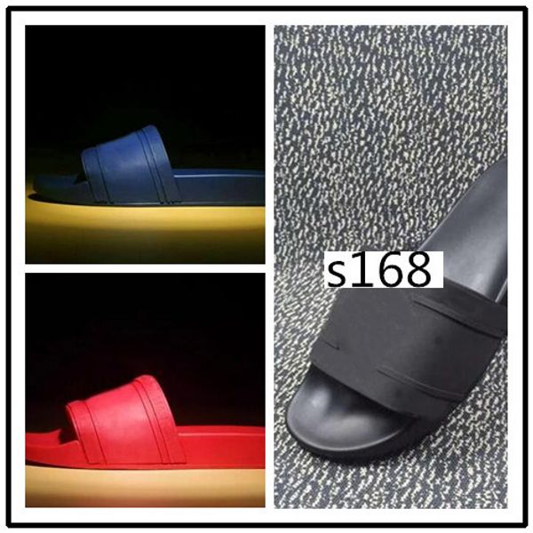 

original box men women medusa pool slides with embossed medusa head rubberised slip-on rubber pvc sandals slippers 8, Black