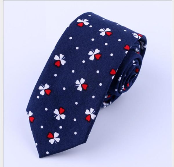 

cotton printed tie 146*6*3.8cm business men's tie apparel accessories, Blue;purple