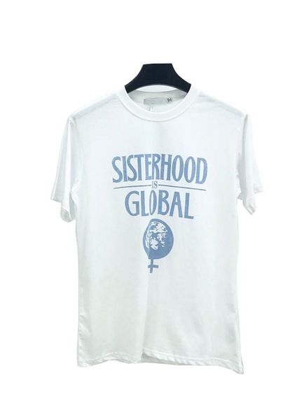 

20ss fashion designer sisterhood global t shirt mens t shirt brand do printed t shirt hip-hop muti-style short sleeve women men paris, White;black