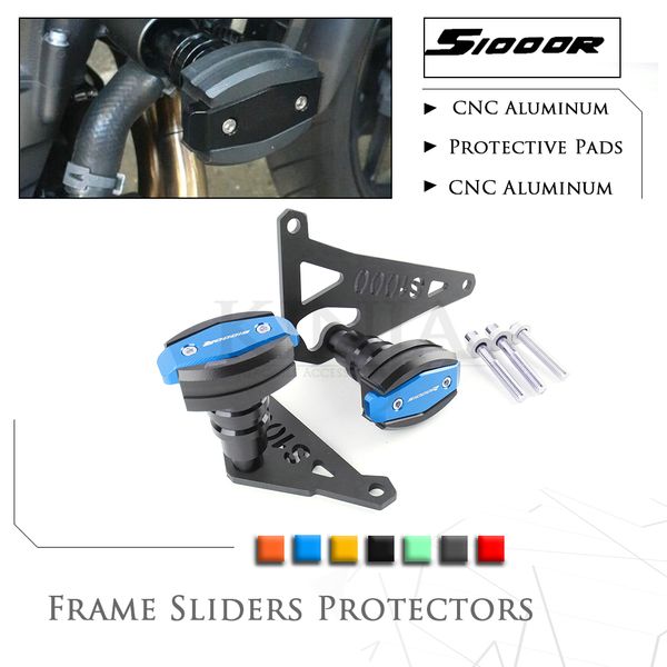 

мотоцикл кадр слайдеры анти краш колодки protector guard для s1000r 14-16
