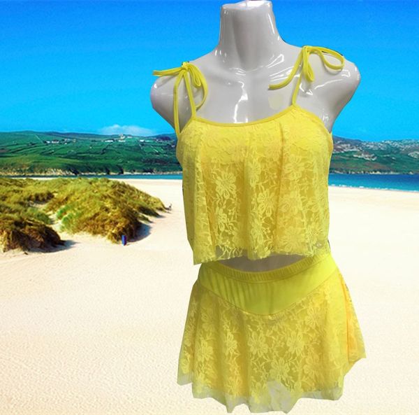 

lace split ladies 2020 swimming spring swimming pool swimsuit spring holiday swimsuit, White;black