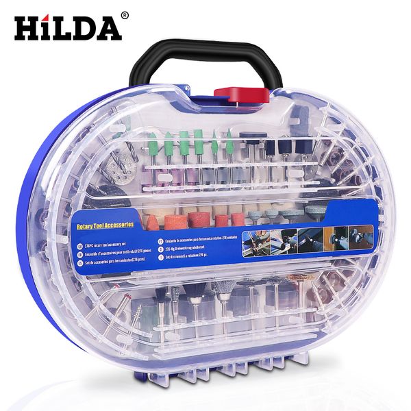 

hilda 276pcs rotary tool bits set for dremel rotary tool accessories for grinding polishing cutting abrasive tools kits
