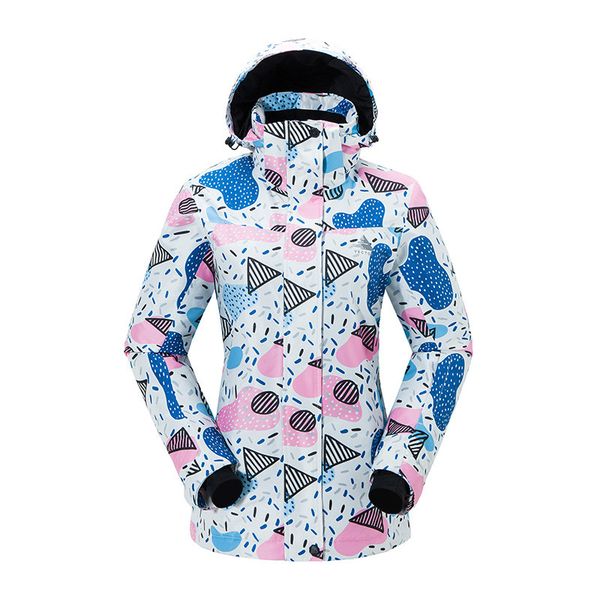 

outdoor ski suit single double board warm wear-resistant windproof waterproof ski jacket snow coat for women size s-xxl