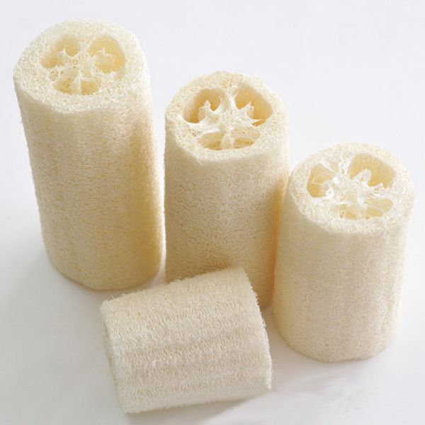 4 polegadas Natural Flatten Loofah Dish escova de limpeza da louça Bola de Lavar-up Loofah Sponge Bath Shower Ferramenta YD0453