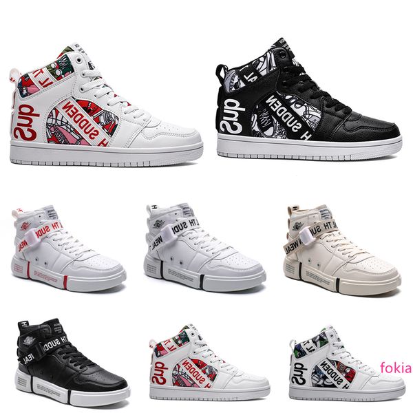 

2020 non-brand men 1 utility classic black white women casual shoes skateboarding high trainers sports sneakers size 36-44 item #128