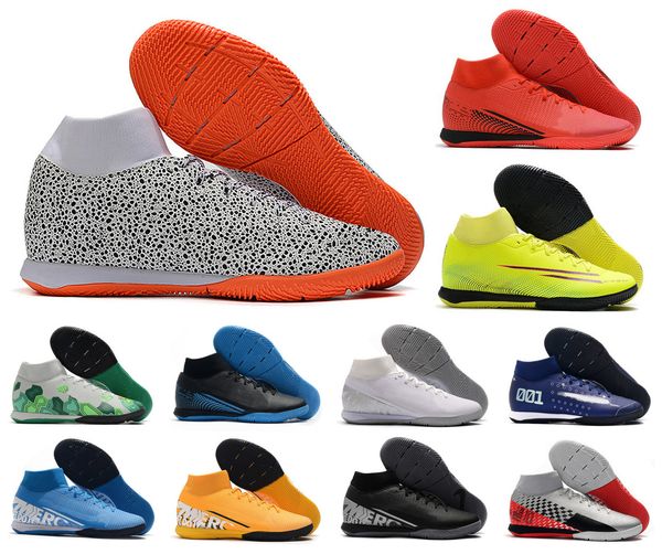

mens superfly 7 vii academy ic indoor turf cr7 safari ronaldo neymar njr soccer shoes football boots cleats size 39-45