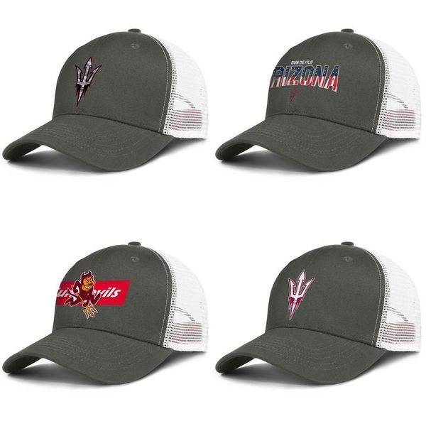 

штата аризона вс devils футбол белая армия-зеленый мужская и женская дальнобойщик крышка стили бейсбол пользовательских пустой сетки шляпы ф, Blue;gray