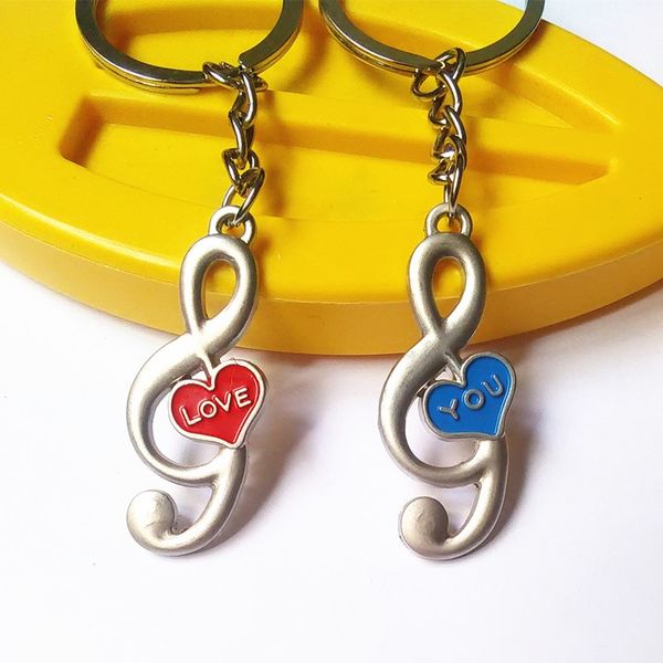 

12pair/lot fashion cupid arrow couple key chain lovers heart key ring flower holder finder lucky grass key-ring gifts, Silver