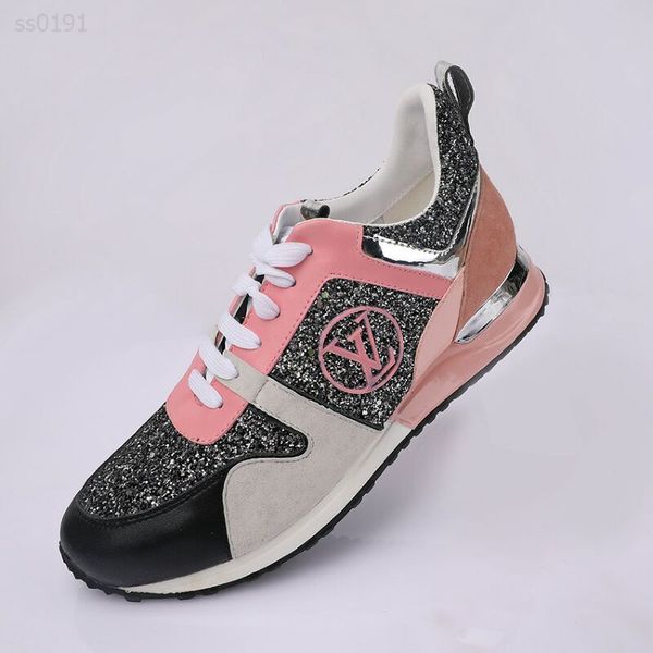 

2020 new luxury wild casual shoes women trainers men sports shoes genuine leather fashion mixed color custom platform women shoes, Black