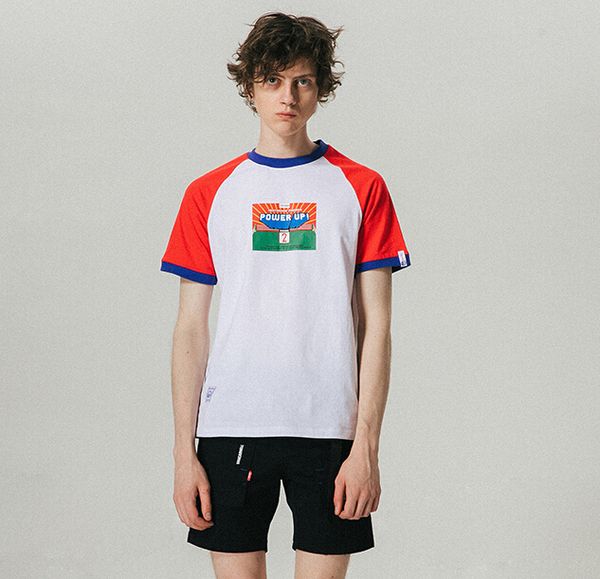 

raglan t shirt o-neck short sleeves mens basic fashion brand male high street tee m-2xl size, White;black