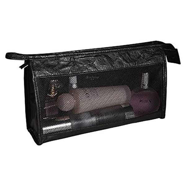

women travel cosmetic bag wash organizer portable makeup mesh toiletry bags