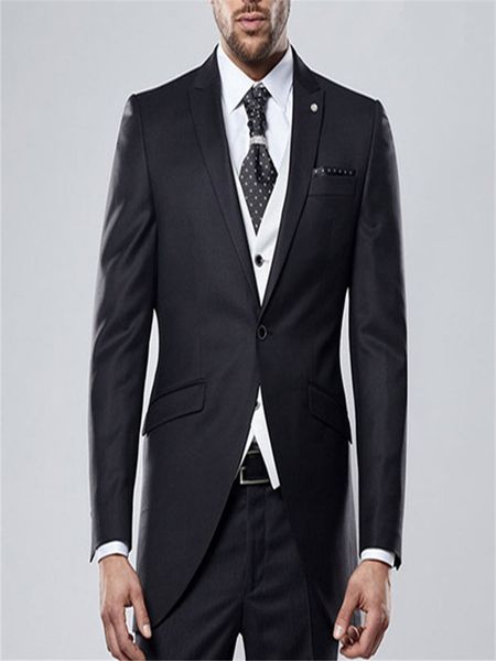 

new reto black terno masculino blazer masculino slim fit mens suits wedding suits for men 3 pieces men suit (jacket+pants+vest, White;black