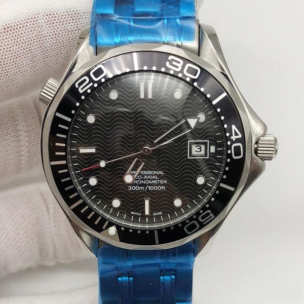 

wholesale Luxury Mens watches Professional 300m James Bond 007 Blue Dial Sapphire Automatic Watch Men's Watches