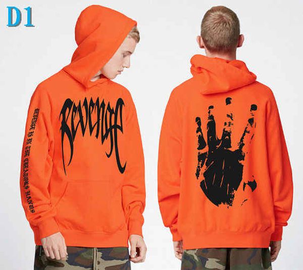

fashion men's hoodies with new letter printing men's jacket hooded sweatshirt cool streetwear casual pullover hoodies size s-2xl 2, Black