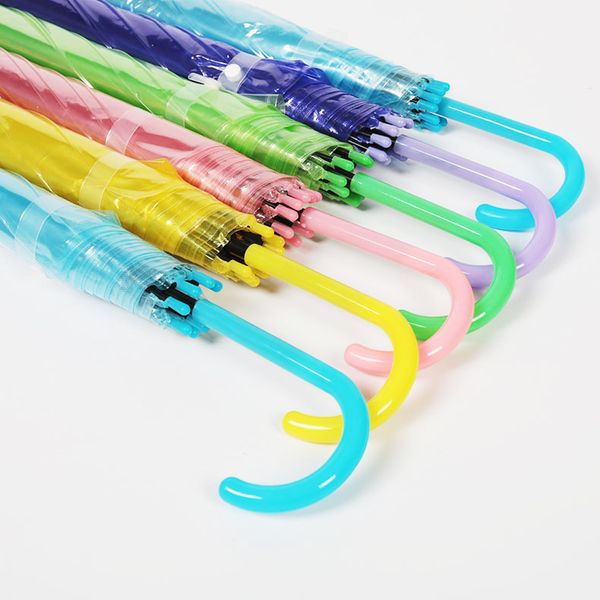 

long-handle прозрачный зонтик черного листового железа боме (нержавеющий) hot jelly transparent реклама umbrella автоматический r9889