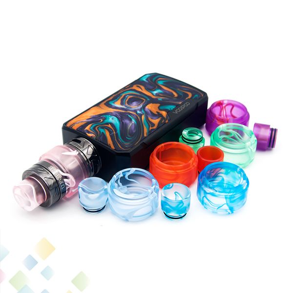 

Acrylic Replacement Kit Fat Extend Expansion Bulb Set Acrylic Tube Caps Drip Tip for Voopoo UFORCE T2 Tank