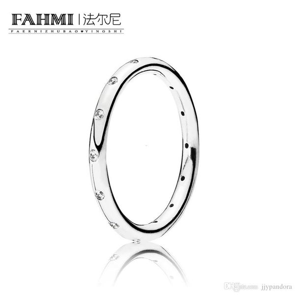 

фахми 100% 925 стерлингового серебра 1: 1 оригинальный подлинный шарм 190945cz темперамент моды гламурные ретро кольцо свадьба женщин ювелир, Slivery;golden