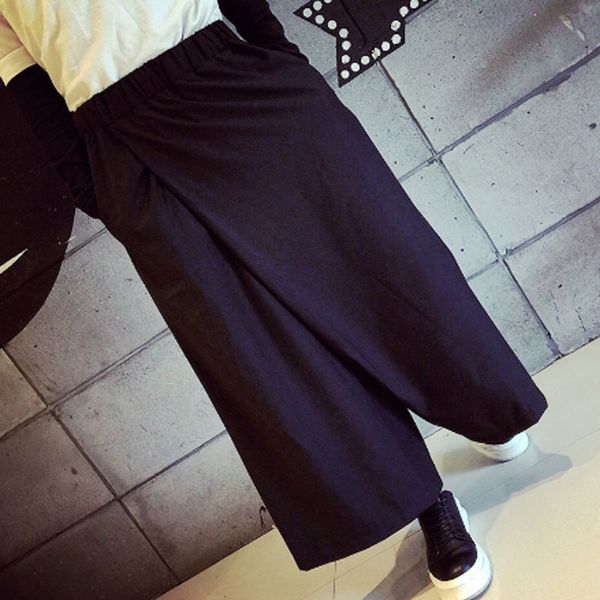 

boate dj punk do hip hop harÃ©m calÃ§as de pernas largas corredores japonÃªs homens streetwear harajuku casuais solta calÃ§as gÃ³tico, Black