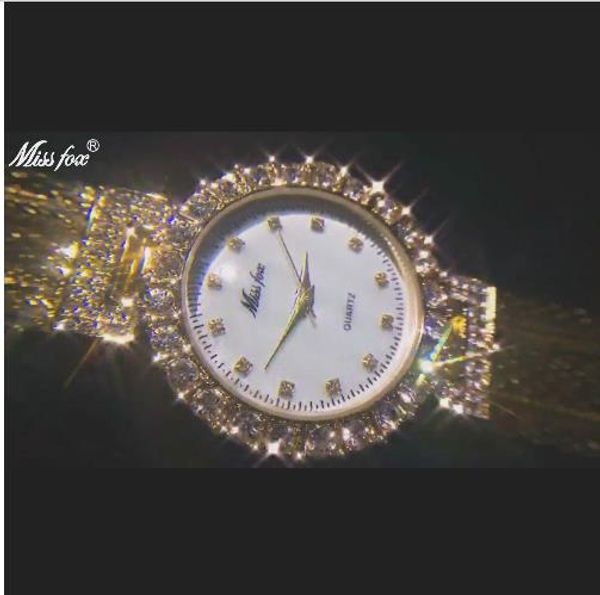 

las mujeres marca lujo pulsera impermeable dropshippingdiamantes 2019 de pulsera para las mujeres reloj de cuarzo horas, Slivery;brown