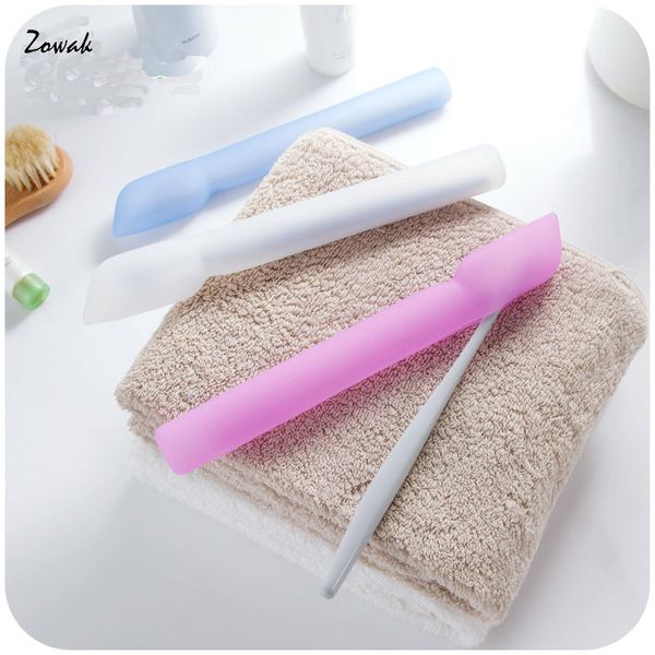 

1pc toothbrush holder travel case silicone use home outdoor hygienic guard protector protect box cover container portable hiking