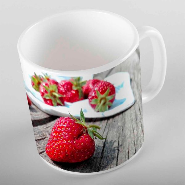 

else gray wooden red strawberry on white plates 3d print gift ceramic drinking water bear coffee cup mug kitchen