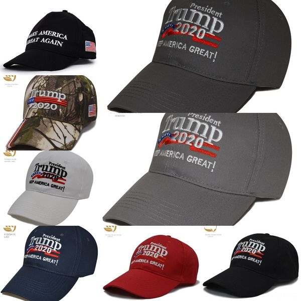 

crp63 trump donald camouflage 2020 baseball cap keep america great hatflag hat 3d embroidery star letter camo adjustable snapbackship, Blue;gray