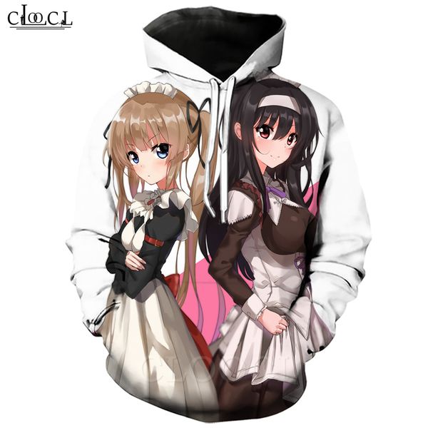 

япония аниме девушки saenai героиня нет sodatekata толстовка мужчины женщины 3d печати с капюшоном пуловеры harajuku streetwear coat s-5xl, Black