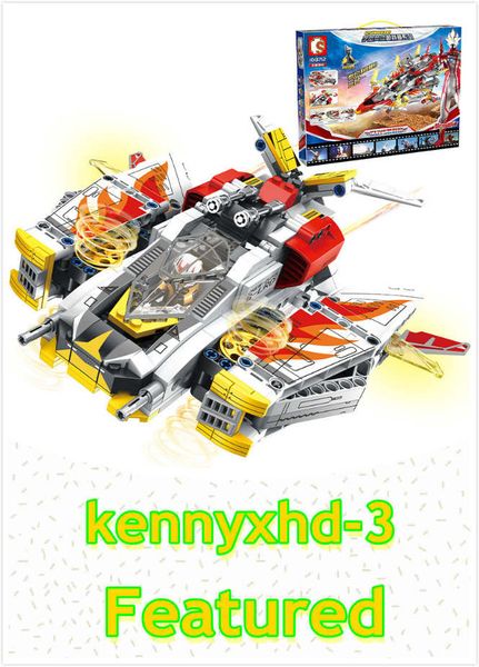 

ultraman series new assembling educational building blocks toys