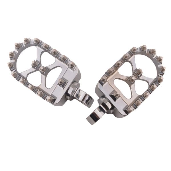 

1 pair motorcycle universal cnc footpegs rest pegs fit for harley sportster bobber motorcycles (chrome