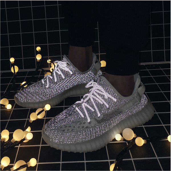 

men's and women's new casual shoes-gypsophila sports shoes-lace reflective running shoes