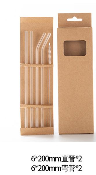 

блок упаковки стекла питьевой соломы щетка для очистки свадьба день рождения напиток соломинки дриблинг стекла пипетка набор бесплатная дост