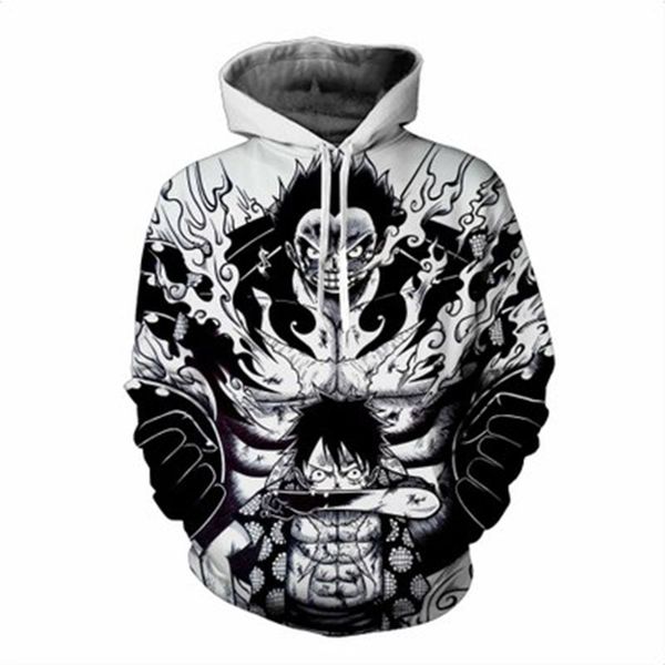 

dropshipping summer autumn new sweatshirts 3d printing one piece long-sleeved hooded pocket pullover for men's women's, Black