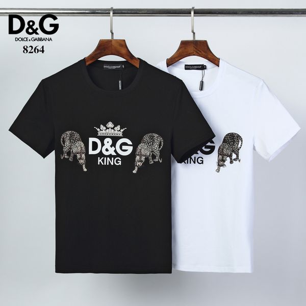 

dg brand herren mens designer t shirts fashion luxury designer t shirt firmata uomo summer mens tshirt tee shirts homme 8264