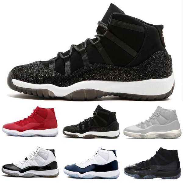 

11 Gym Red Chicago Midnight Темно-синий Конкорд 45 96 Space Jam PRM Наследница разводила мужчин женщин Ретро Баскетбольная обувь спортивные кроссовки