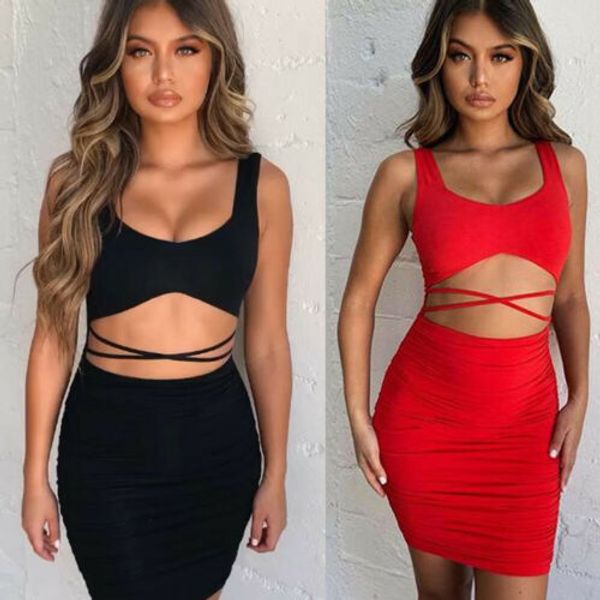 

2019 fashion charming wholesale women's summer dress short mini evening party dress beach sundress, Black;gray