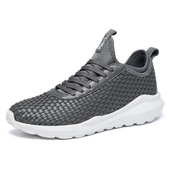 

trainers men 39~46 2019 lightweight fashion breathable men's shoes #lt099, Black