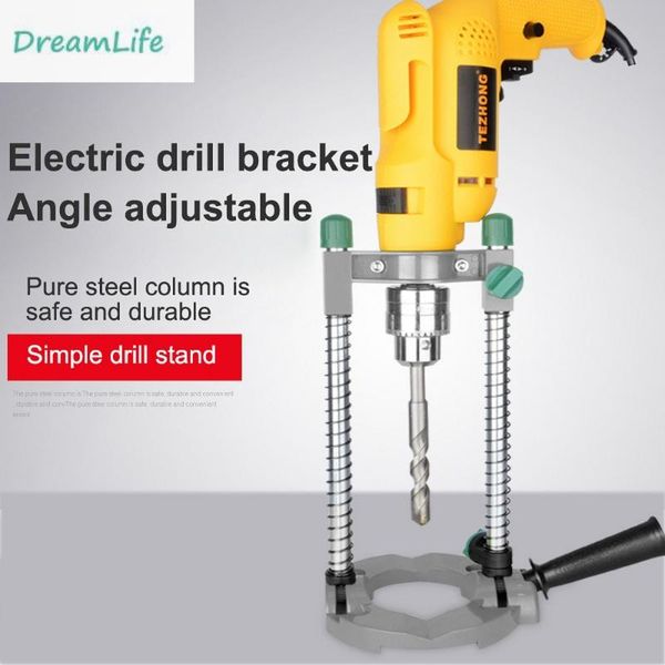 

precision drill guide pipe drill holder stand drilling guide with adjustable angle and removeable handle diy woodworking tool