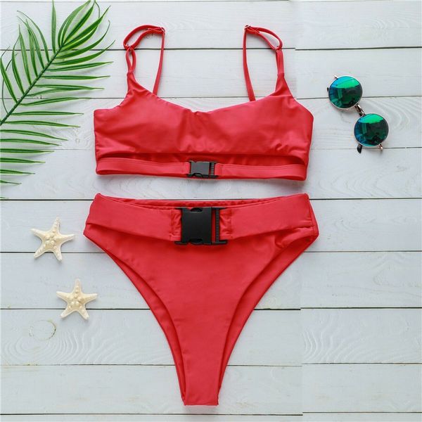 

bikini women high waist swimwear two piece swimsuit brazilian bikini solid swim suit bathing suit women swim wear beachwear