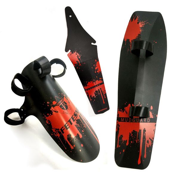 

lightweight outdoor mudguard wings colorful bicycle dirtboard mountain bike cycling clip-on protective accessories front rear