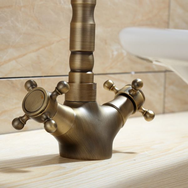

european-style copper basin faucet and cold antique kitchen faucet vintage sink rotary faucet