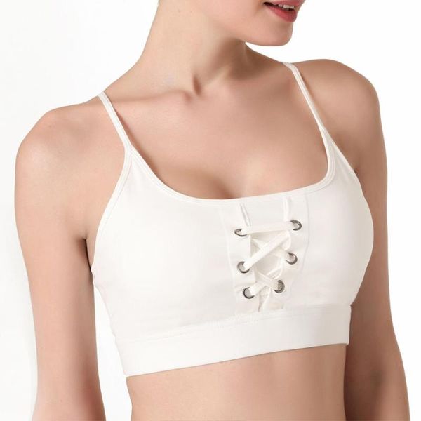 

gym clothing women yoga bra quakeproof mesh sports underwear cropped workout fitness active wear s-xl cyf199, White;black