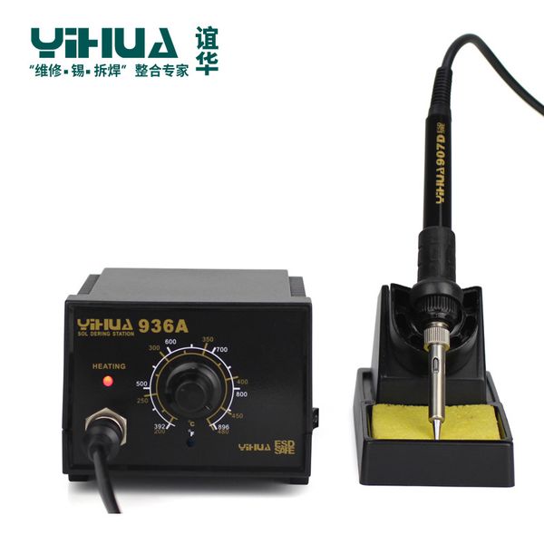 

soldering station 220v eu plug soldering tool spot welding machine yihua 936a