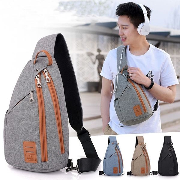 

men backpack chest pack casual sling one shoulder bagpack multifunction crossbody bag travel back pack mochila masculina bolsas