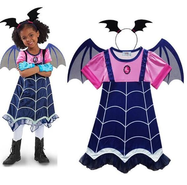2020 Kids Vampire Cos Costume Hair Band Girls Princess Summer