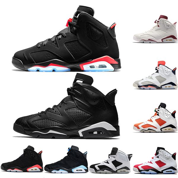 

New Bred Men 6 6s Basketball Shoes Black Cat Tinker Carmine Gatorade UNC Sports Blue Mens Designer Trainer Sport Sneaker Size 41-47